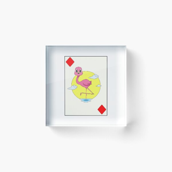 Item preview, Flamingo Poker Poker cards Card game designed and sold by Snabdesign84.