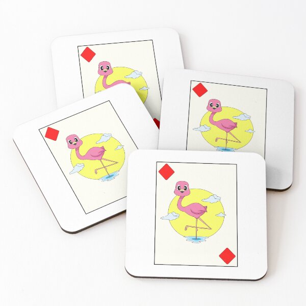 Item preview, Flamingo Poker Poker cards Card game designed and sold by Snabdesign84.