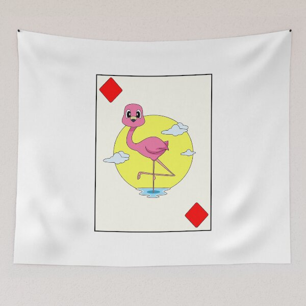 Item preview, Flamingo Poker Poker cards Card game designed and sold by Snabdesign84.