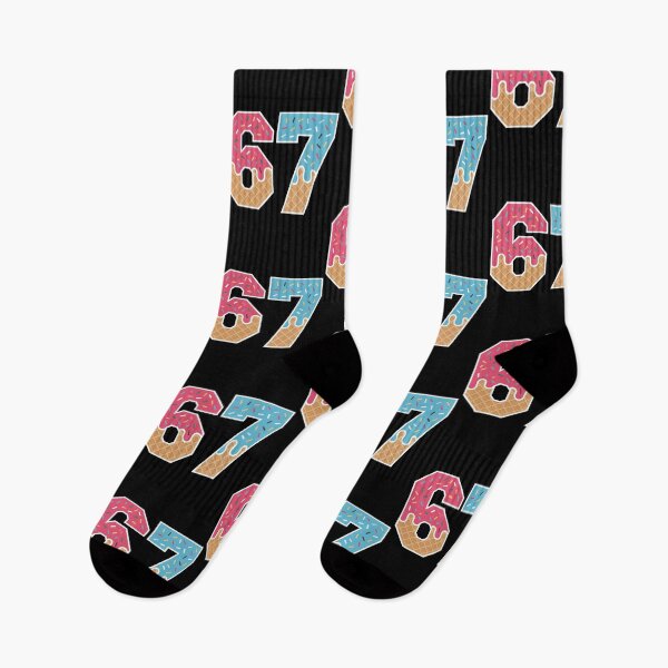 Item preview, 67 Ice Cream Drip Meme Six Seven Gen Alpha Slang, Ice Cream Sprinkles Number 67 designed and sold by BLZART.