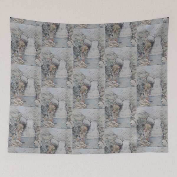 Item preview, Waterfall cascading down into a pool designed and sold by LittleLiz.