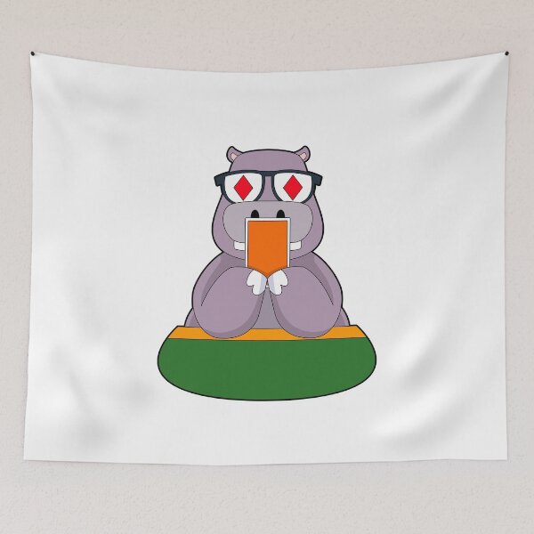 Item preview, Hippo Poker Poker cards Card game designed and sold by Snabdesign84.