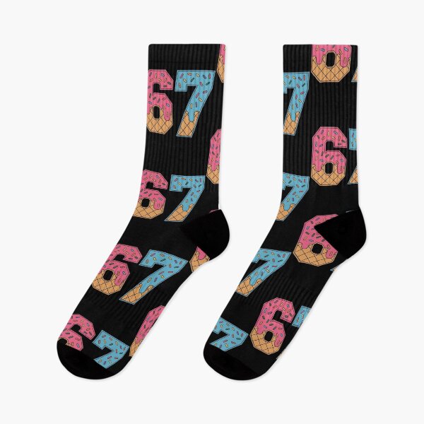 Item preview, 67 Ice Cream Drip Meme Six Seven Gen Alpha Slang, Ice Cream Sprinkles Number 67 designed and sold by BLZART.