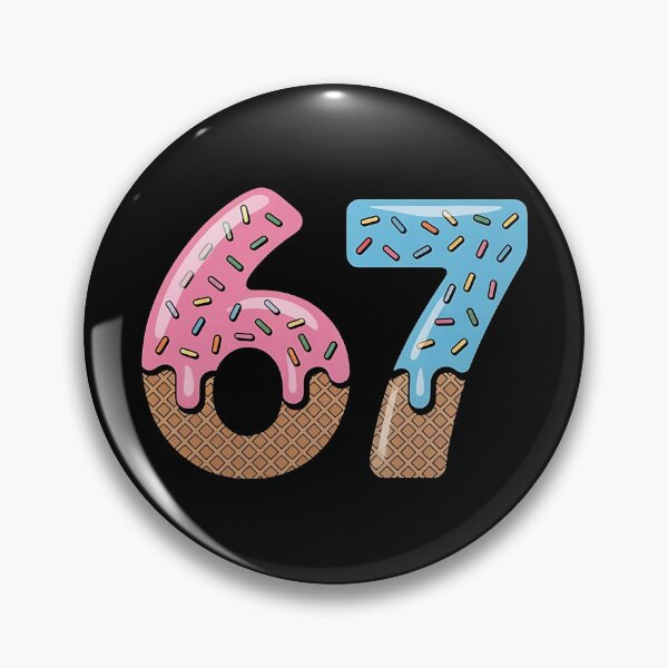 Item preview, 67 Ice Cream Drip Meme Six Seven Gen Alpha Slang, Ice Cream Sprinkles Number 67 designed and sold by BLZART.