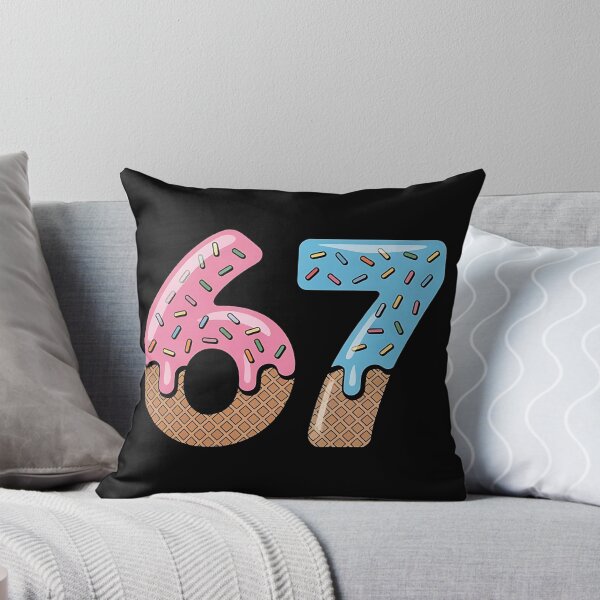 Item preview, 67 Ice Cream Drip Meme Six Seven Gen Alpha Slang, Ice Cream Sprinkles Number 67 designed and sold by BLZART.