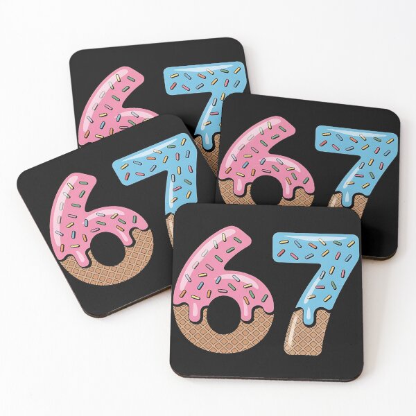 Item preview, 67 Ice Cream Drip Meme Six Seven Gen Alpha Slang, Ice Cream Sprinkles Number 67 designed and sold by BLZART.