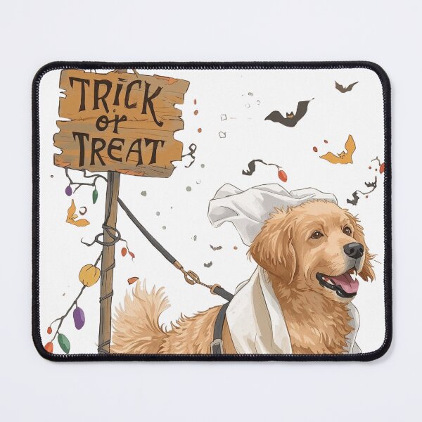 Item preview, Cute Dog Golden Retriever Halloween Costume – Trick or Treat designed and sold by KikaDP.