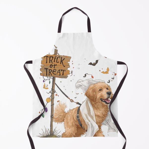 Item preview, Cute Dog Golden Retriever Halloween Costume – Trick or Treat designed and sold by KikaDP.