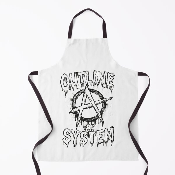 Item preview, Anarchist "outline the system" designed and sold by PunkdUpPrints.
