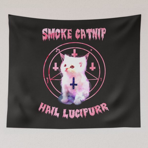Item preview, Smoke Catnip Hail Lucipurr designed and sold by RudolpGulgowski.