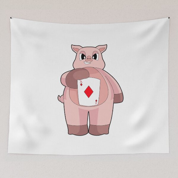 Item preview, Pig Poker Poker cards Card game designed and sold by Snabdesign84.