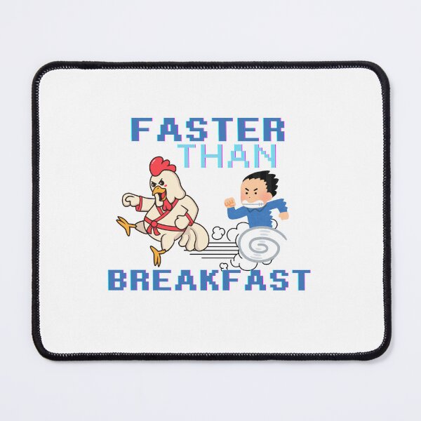 Item preview, Faster Than Breakfast – Funny Speedy Chicken Design designed and sold by MindbiteSolutions.