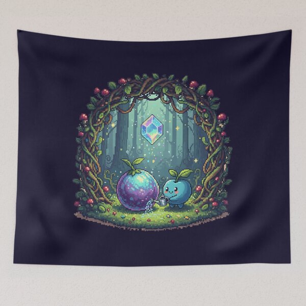 Item preview, Stardew Valley Junimo's Secret Garden designed and sold by TorqueAndTone.
