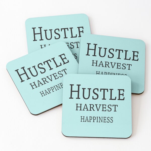Item preview, Hustle, Harvest, Happiness – Growth Mindset Quote Design designed and sold by ArtNestVerse.