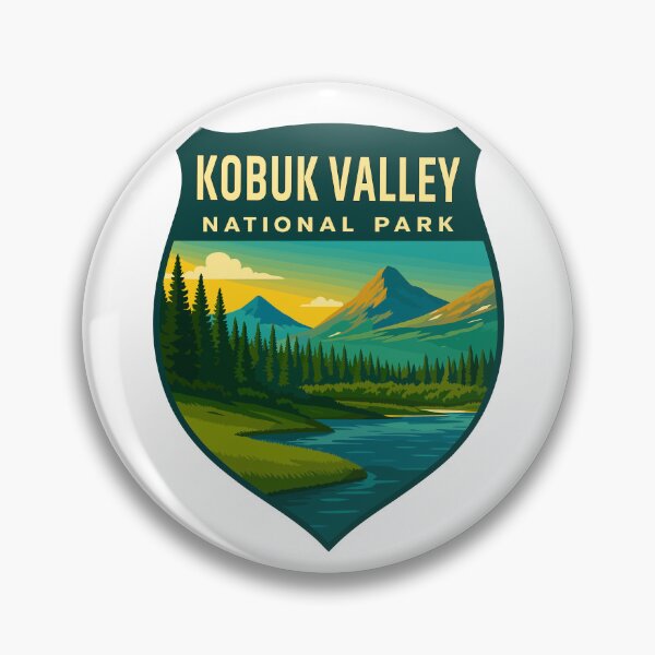 Item preview, Kobuk Valley National Park Retro Sticker designed and sold by Ismeal Von.