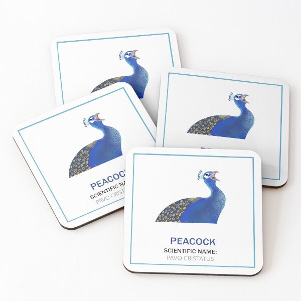 Item preview, Peacock - Fowl Words Series designed and sold by Adrienne Price Art.