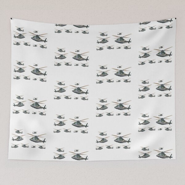 Item preview, Elegant Twin Engine AW109 Helicopter Artwork designed and sold by Combat Skies.