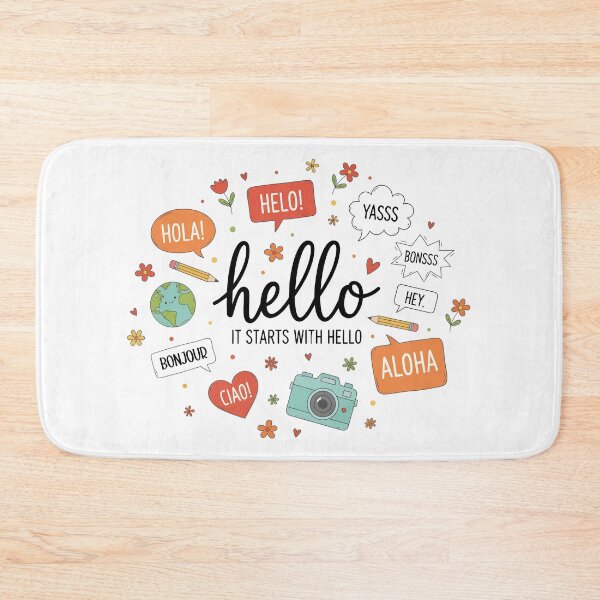 Item preview, It Starts With Hello designed and sold by pugshowsfashion.