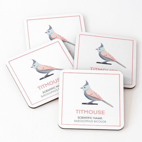 Item preview, Titmouse - Fowl Words Series designed and sold by Adrienne Price Art.