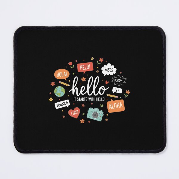 Item preview, It Starts With Hello designed and sold by pugshowsfashion.