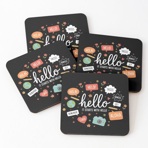 Item preview, It Starts With Hello designed and sold by pugshowsfashion.