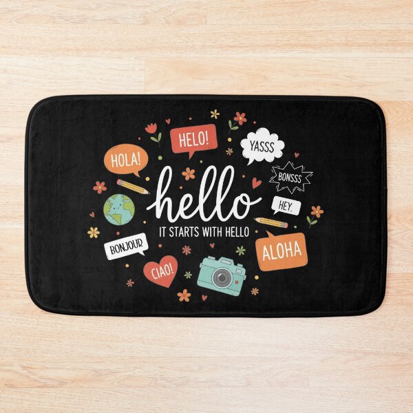 Item preview, It Starts With Hello designed and sold by pugshowsfashion.