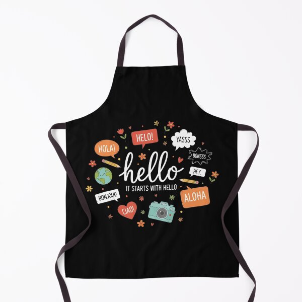 Item preview, It Starts With Hello designed and sold by pugshowsfashion.