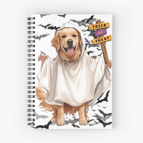 Item preview, Cute Halloween Dog Illustration – Puppy Ghost designed and sold by KikaDP.