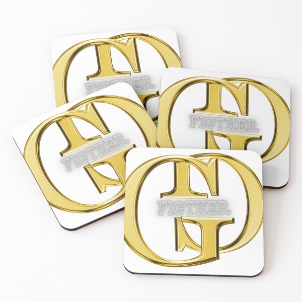Item preview, Fighter G – Golden Monogram Letter Design designed and sold by Happyfreedom.