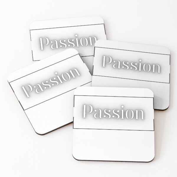 Item preview, Passion – Motivational Typography Art designed and sold by Happyfreedom.