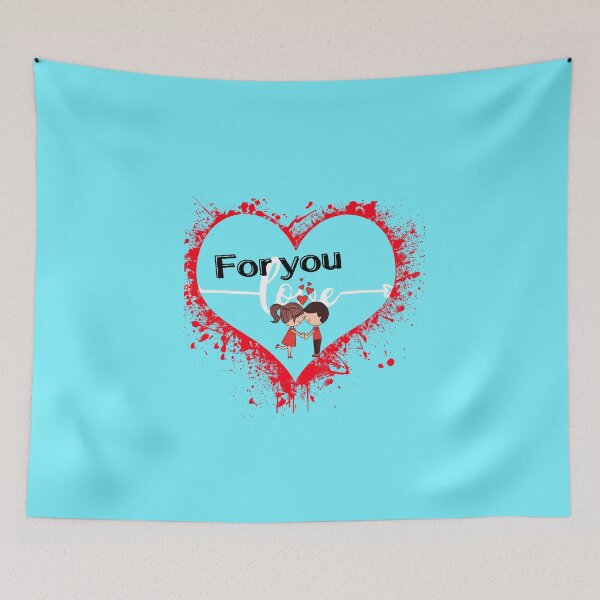 Item preview, For You – Romantic Heart Couple Design designed and sold by Happyfreedom.