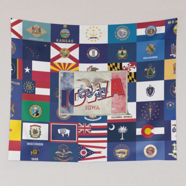 Item preview, Iowa vintage style retro souvenir designed and sold by DeveloperProp0.