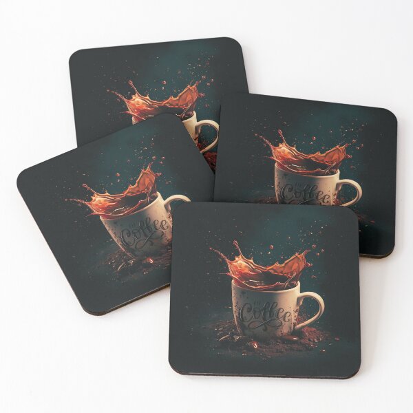 Item preview, Overflowing Coffee Spin – Energetic Coffee Lover Design designed and sold by Art-Design-EM.