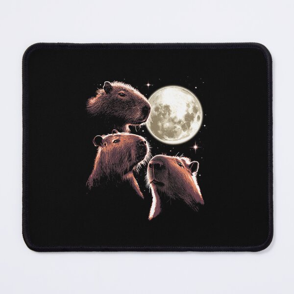 Item preview, Three Capybara Moon Funny Capybara Meme Mystical Capybara designed and sold by ohwrywjjmbz61.
