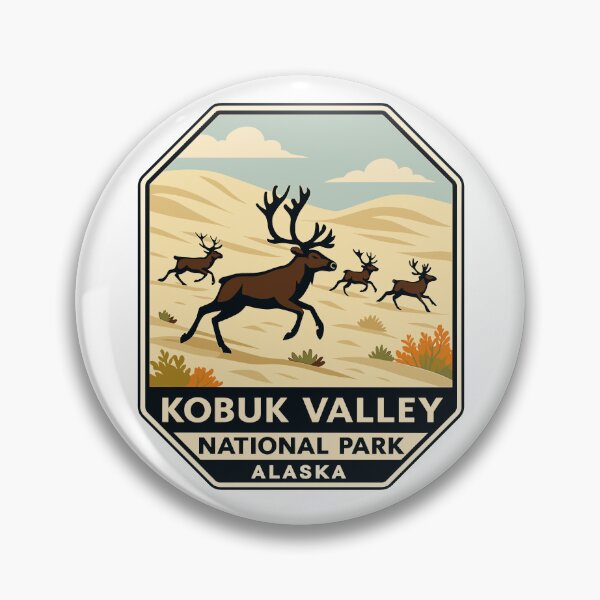 Item preview, Kobuk Valley National Park Retro Sticker designed and sold by Ismeal Von.