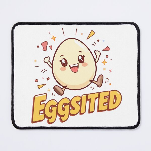 Item preview, Eggsited Cartoon | Kawaii Excited Egg designed and sold by Mr.Egg Shop.