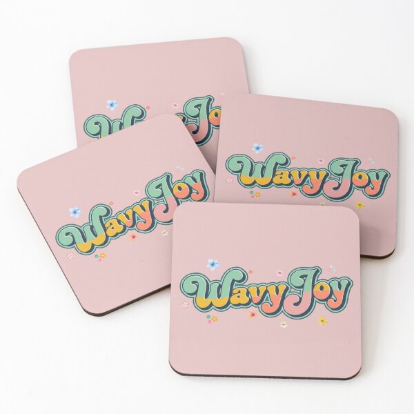 Item preview, Wavy Joy Psychedelic Groovy 70s Retro Typography Art designed and sold by anandsiva2703.