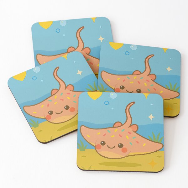 Item preview, Sherbet Stingray – Sweet Swirls Under the Sea designed and sold by Whiskers&Waffles.