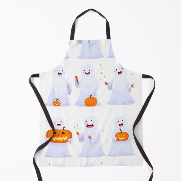 Item preview, Cute Ghosts with Pumpkins – Kawaii Halloween Pack designed and sold by Dream Magic Co.