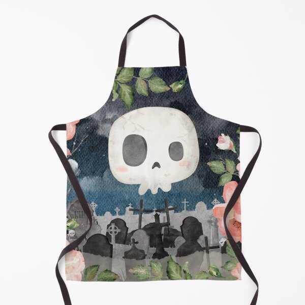 Item preview, Halloween Cottagegoth Floral Graveyard and Skull designed and sold by orionlodubyal.
