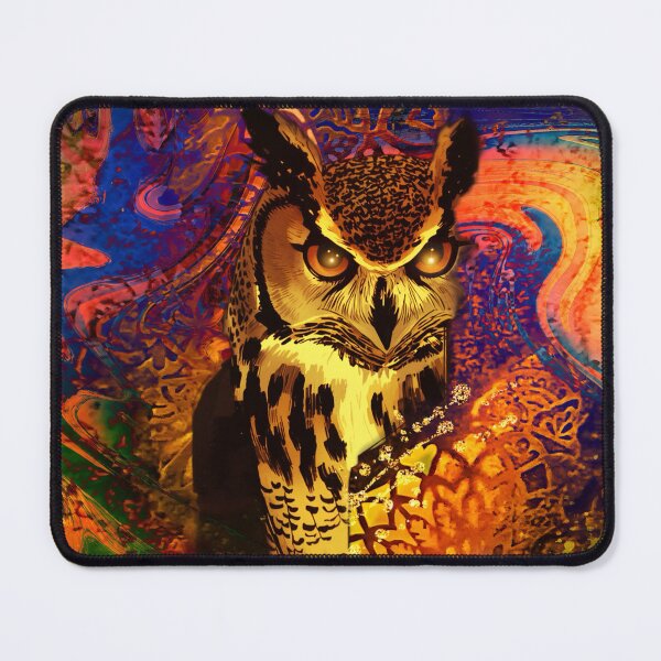 Item preview, Owl with golden eyes designed and sold by clarazen.
