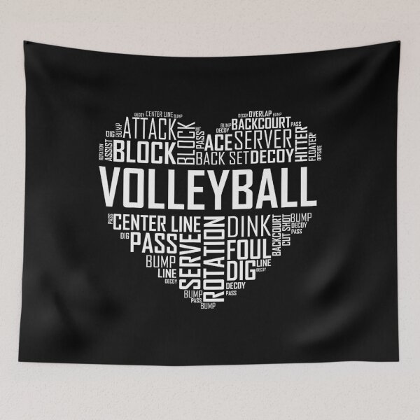 Item preview, Volleyball Lover Heart Volley 	 for Players and Coaches 		 designed and sold by xdkjnmaug95.