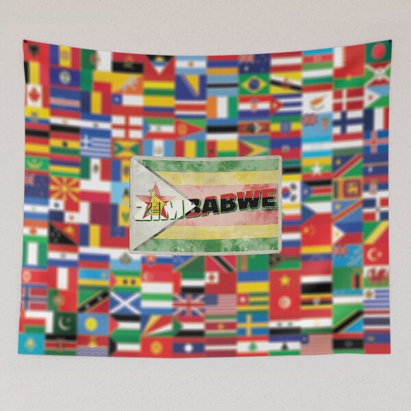 Item preview, Zimbabwe vintage style retro souvenir designed and sold by DeveloperProp0.