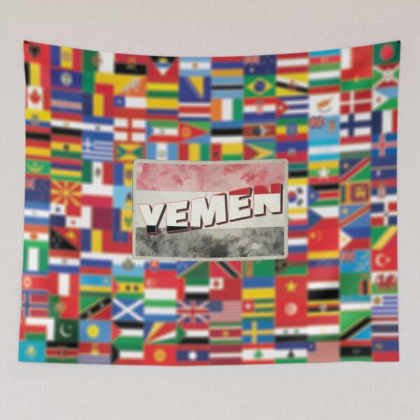 Item preview, Yemen vintage style retro souvenir designed and sold by DeveloperProp0.