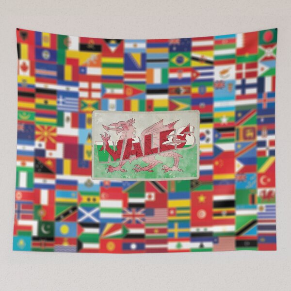 Item preview, Wales vintage style retro souvenir designed and sold by DeveloperProp0.