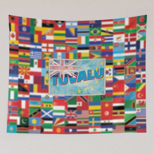 Item preview, Tuvalu vintage style retro souvenir designed and sold by DeveloperProp0.