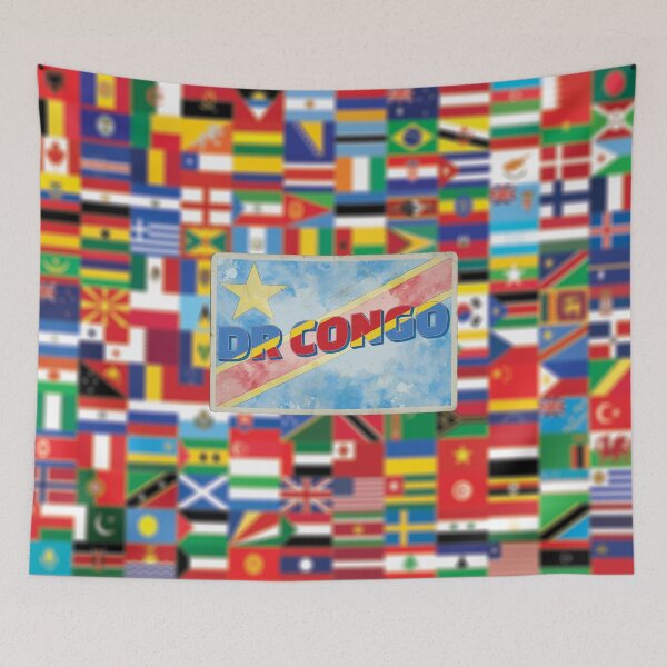 Item preview, Democratic Republic of the Congo vintage style retro souvenir designed and sold by DeveloperProp0.