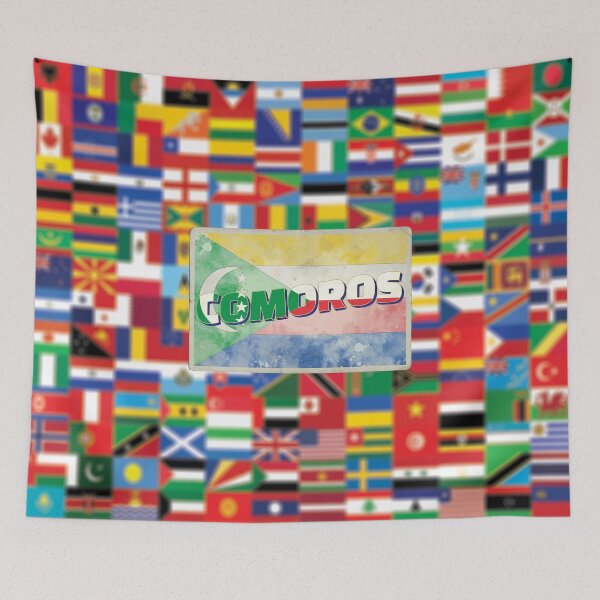 Item preview, Comoros vintage style retro souvenir designed and sold by DeveloperProp0.
