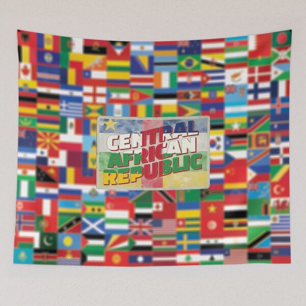 Item preview, Central African Republic vintage style retro souvenir designed and sold by DeveloperProp0.