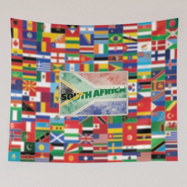 Aperçu de l'œuvre Souvenir rétro de style vintage d'Afrique du Sud créée et vendue par DeveloperProp0.